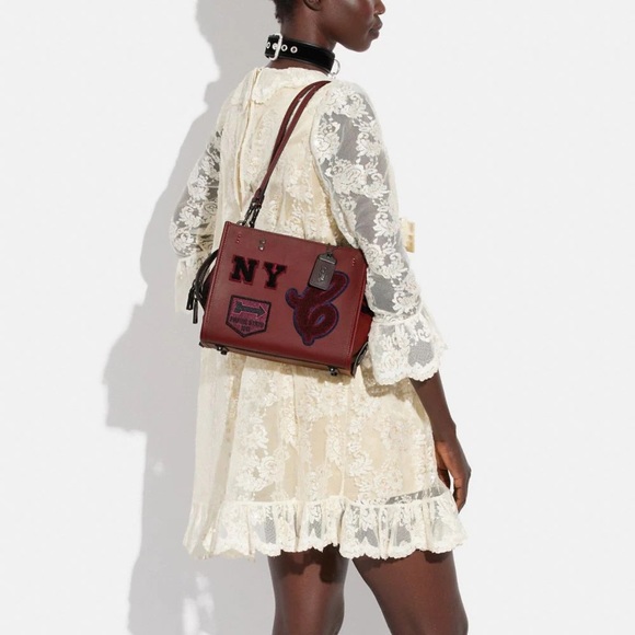 💰SOLD - CG214 - Coach Rogue 25 with Varsity Patches - Picture 15 of 16